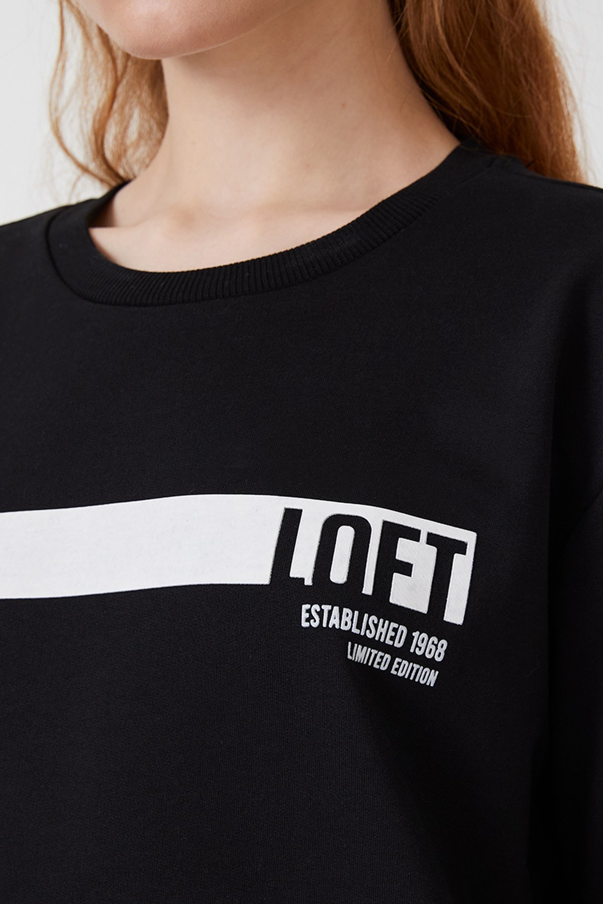Loft Kadın Sweatshirt LF2031530 Siyah