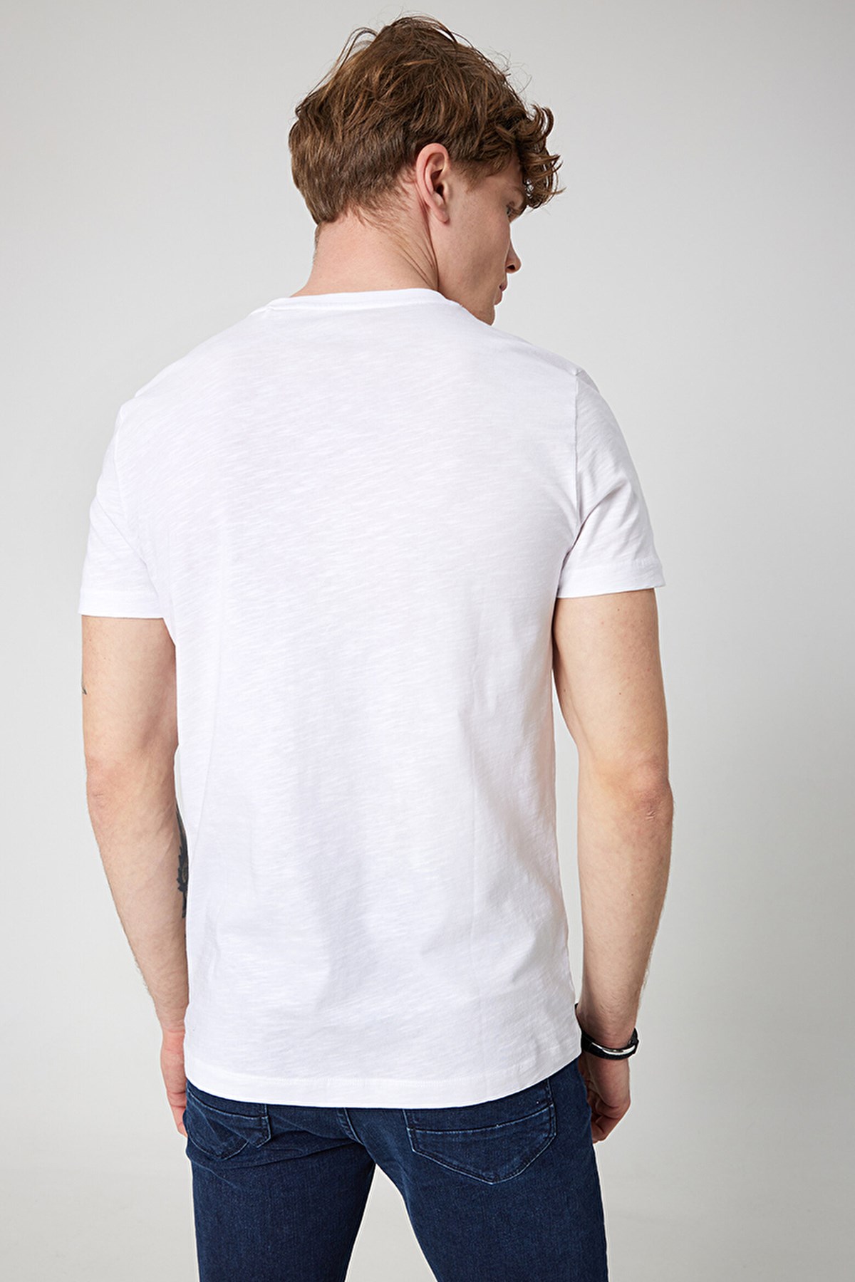 Loft Regular Fit Erkek Tişört LF2031638 Beyaz