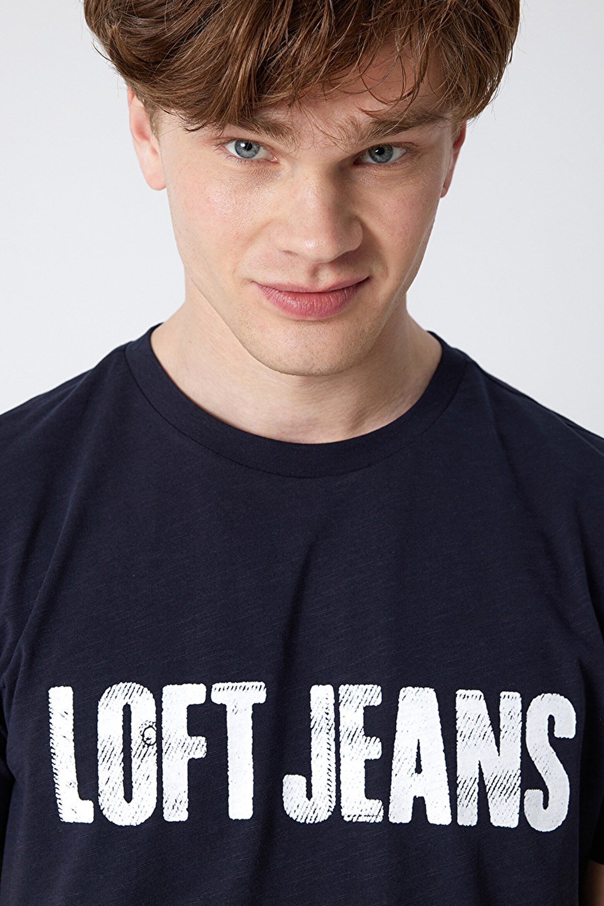 Loft Regular Fit Erkek Tişört LF2031638 Lacivert