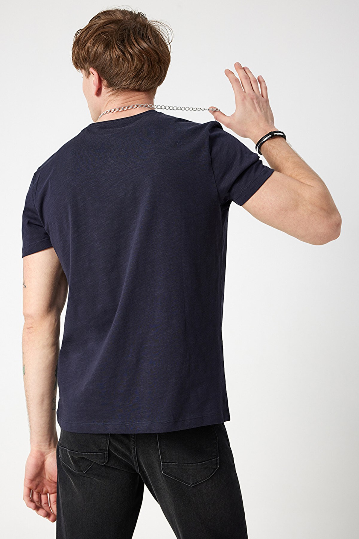 Loft Regular Fit Erkek Tişört LF2031638 Lacivert