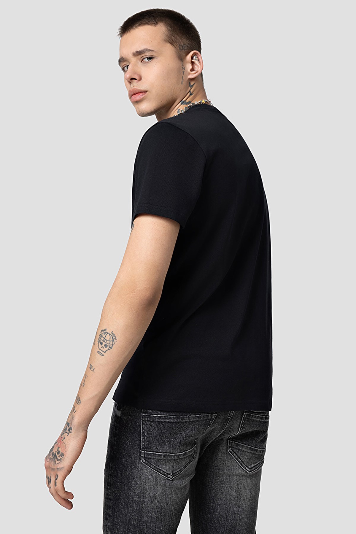 Loft Regular Fit Erkek Tişört LF2031640 Siyah