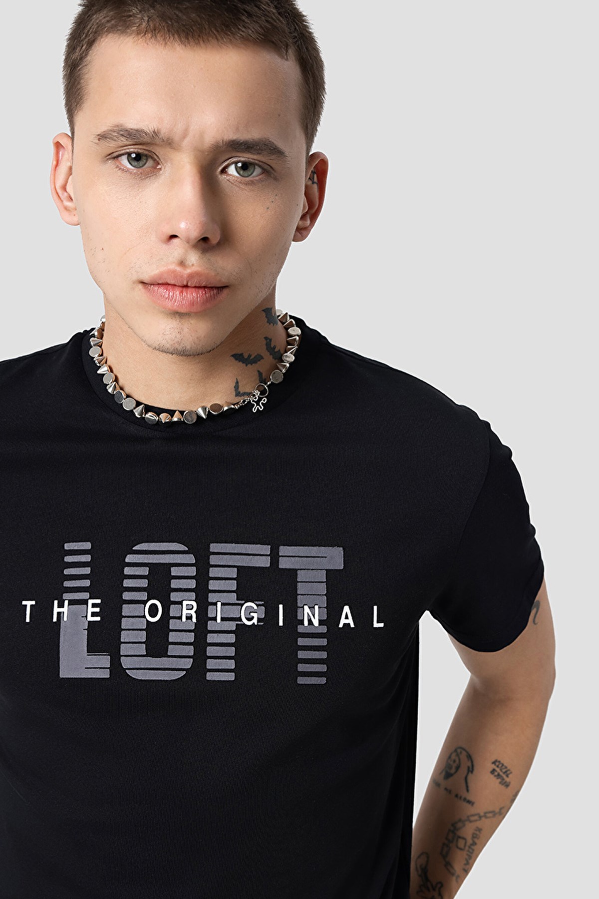 Loft Regular Fit Erkek Tişört LF2031640 Siyah