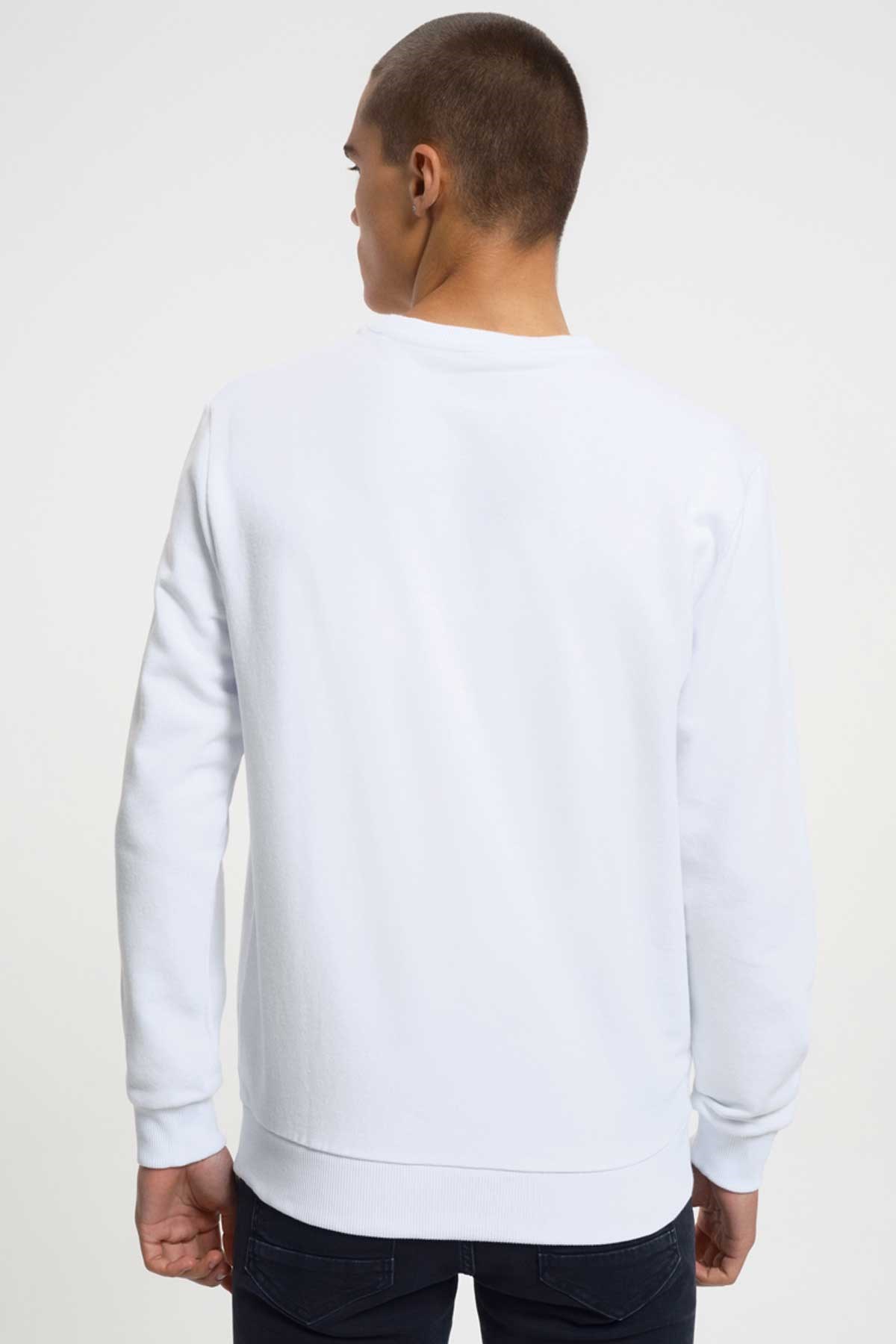 Loft Erkek Sweatshirt LF2031655 Beyaz
