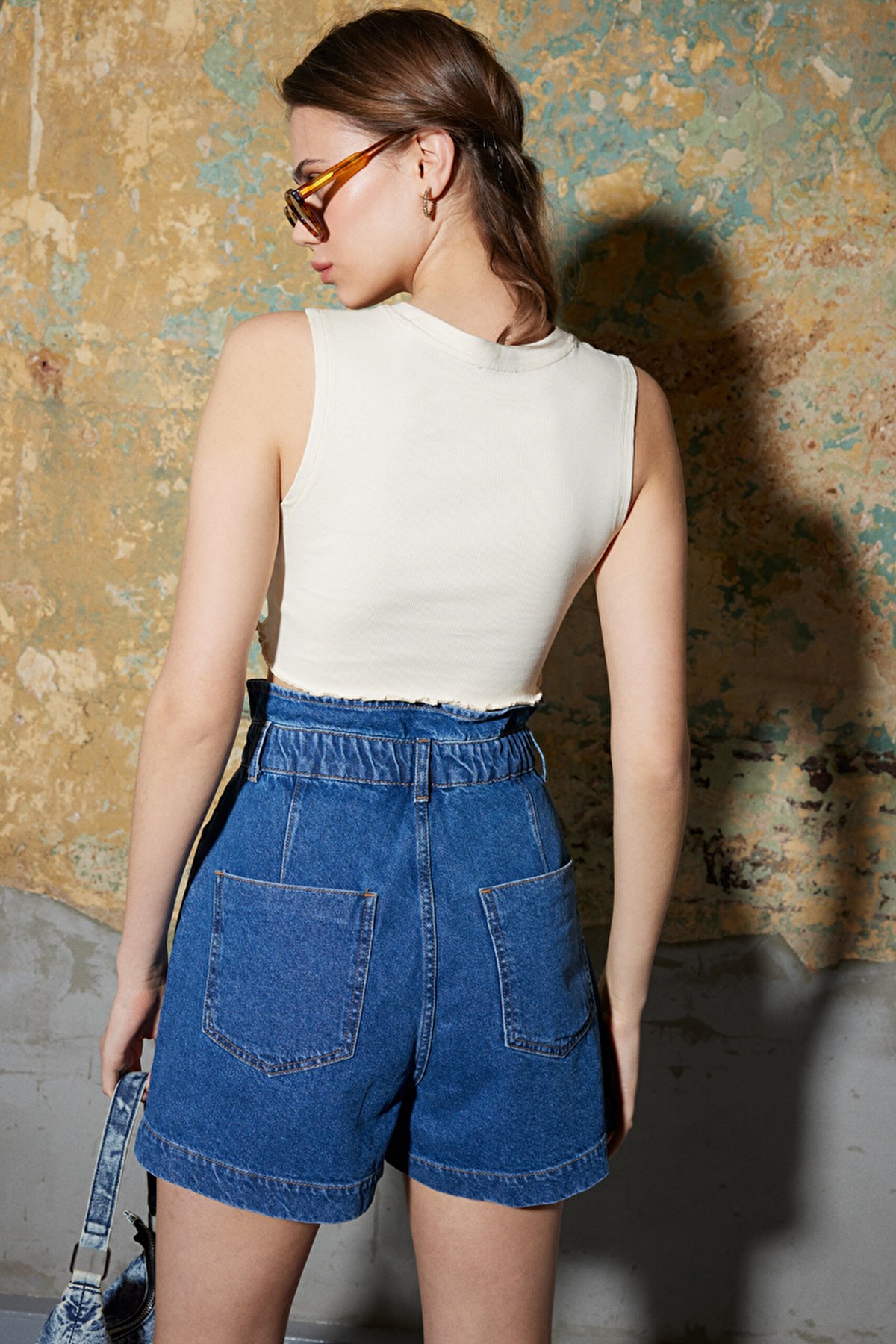 Loft Crop Kadın Atlet LF2031697 Ekru