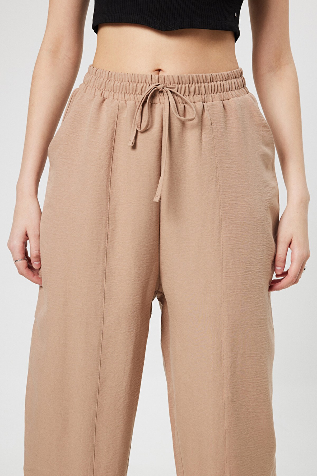 Loft Baggy Fit Kadın Pantolon LF2031734 Bej