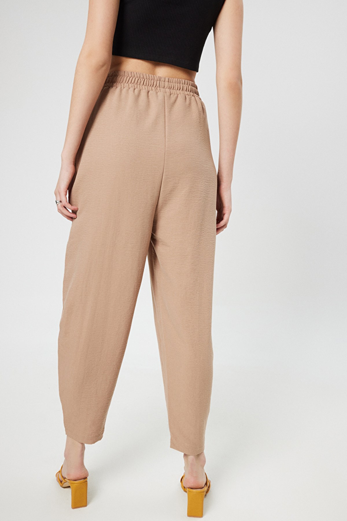 Loft Baggy Fit Kadın Pantolon LF2031734 Bej