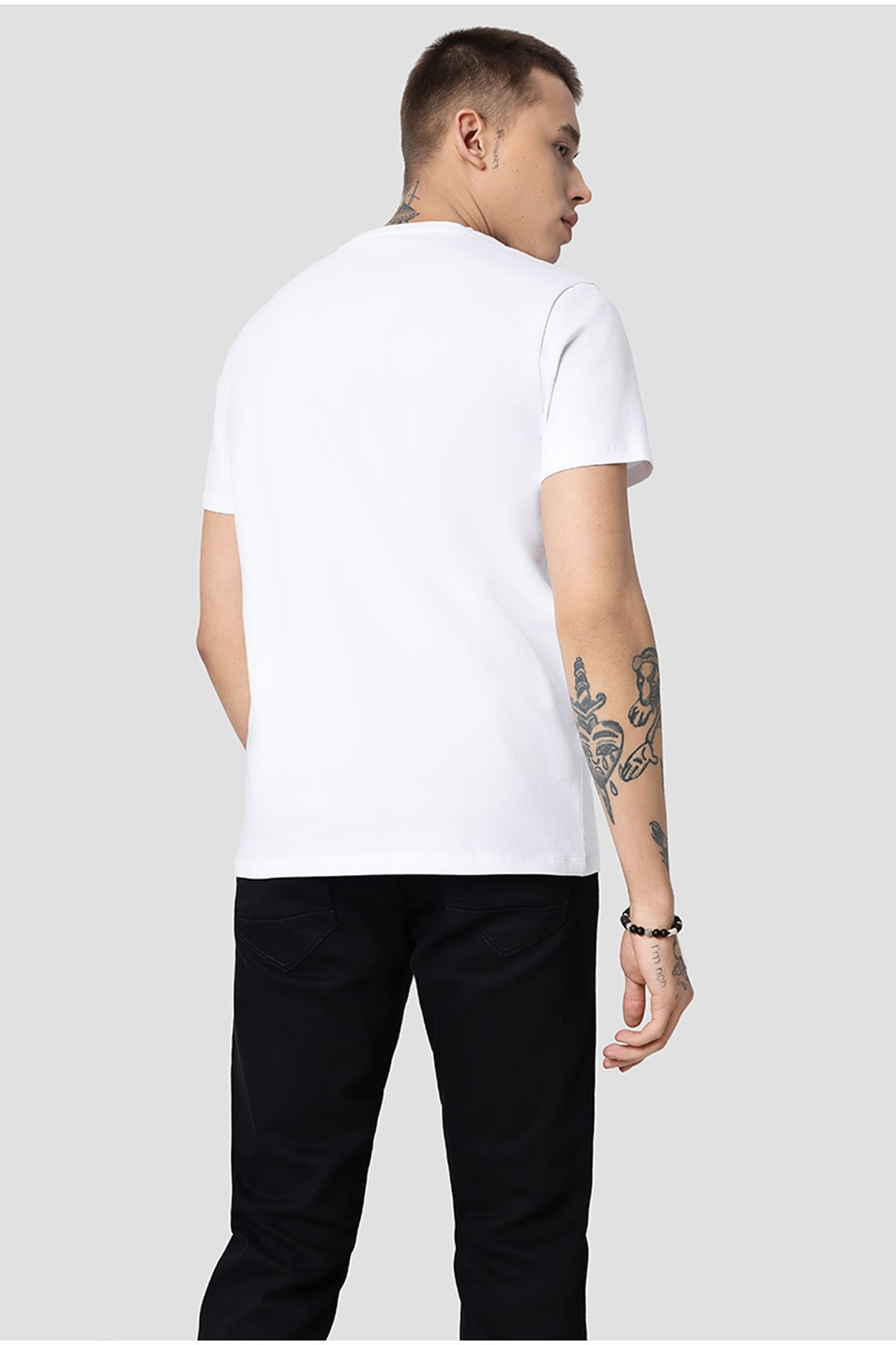 Loft Regular Fit Erkek Tişört LF2031818 Beyaz