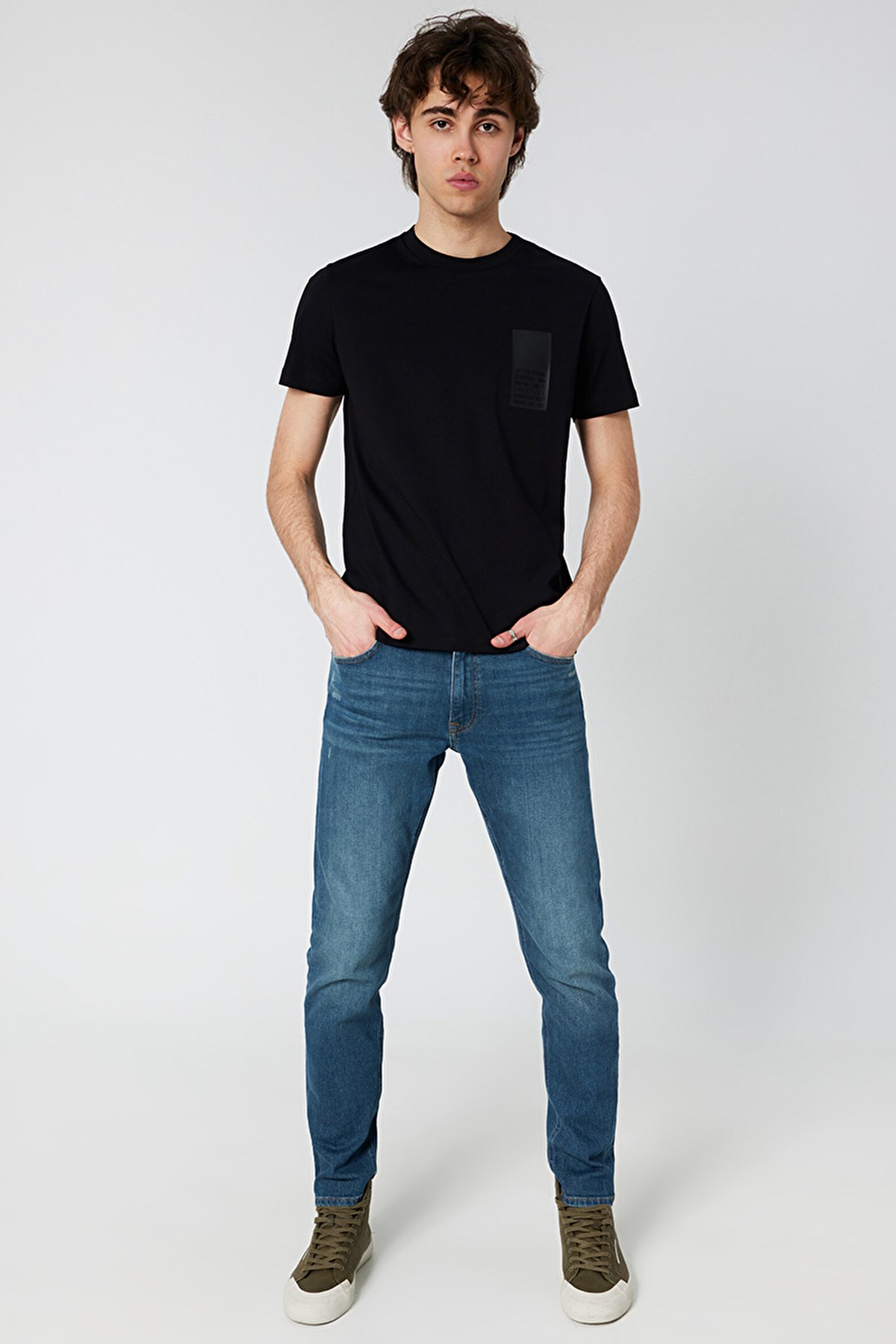 Loft Regular Fit Erkek Tişört LF2031824 Siyah