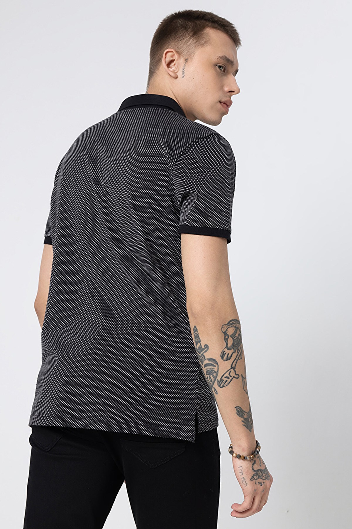 Loft Erkek Regular Fit Polo Yaka Tişört LF2031827 Siyah