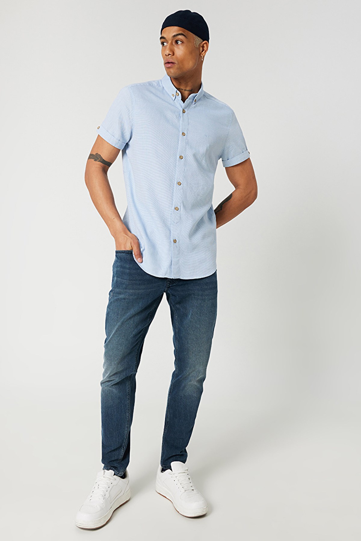 Loft Regular Fit Erkek Gömlek LF2031830 Mavi