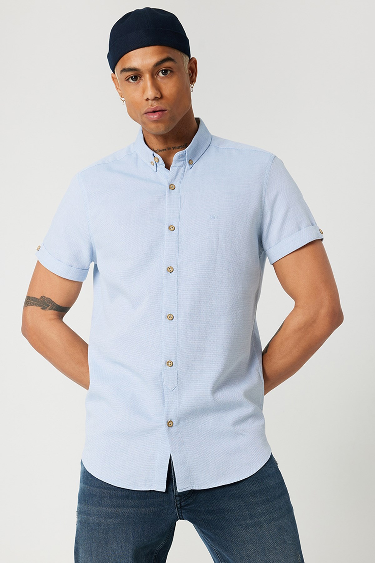 Loft Regular Fit Erkek Gömlek LF2031830 Mavi