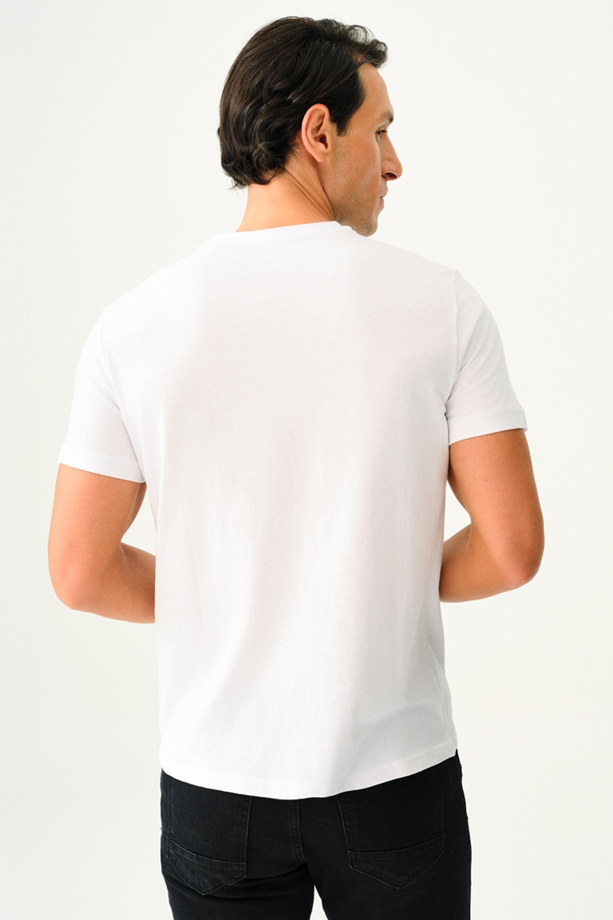 Loft Regular Fit Erkek Tişört LF2031896 Beyaz