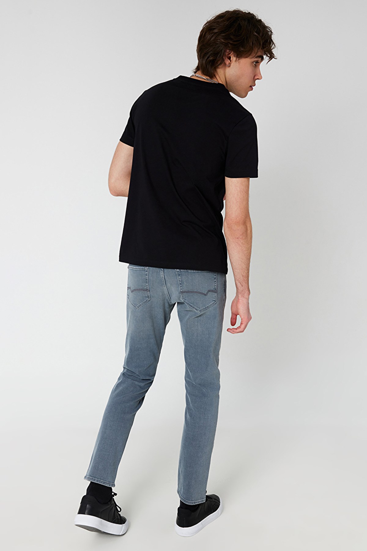 Loft Regular Fit Erkek Tişört LF2031896 Siyah