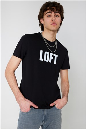 Loft Regular Fit Erkek Tişört LF2031896 Siyah