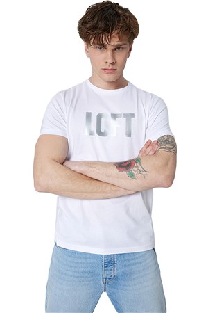 Loft Regular Fit Erkek Tişört LF2031897 Beyaz