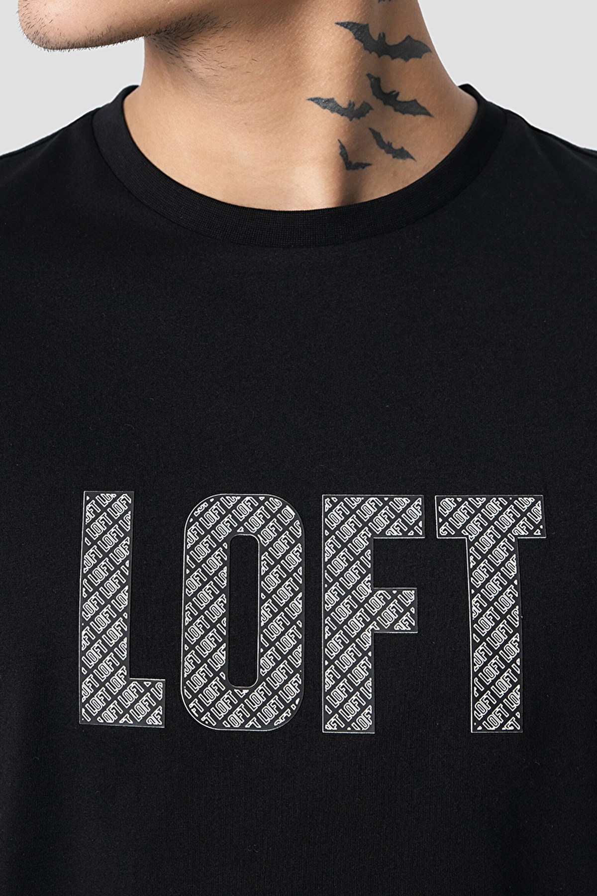 Loft Regular Fit Erkek Tişört LF2031898 Siyah
