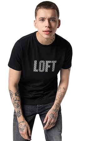 Loft Regular Fit Erkek Tişört LF2031898 Siyah