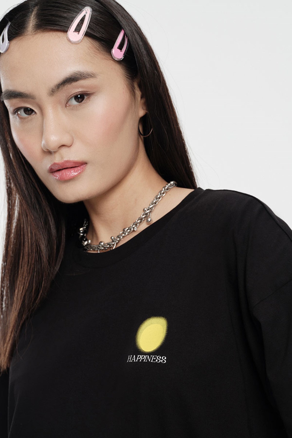 Loft Kadın Tişört LF2031921 Siyah