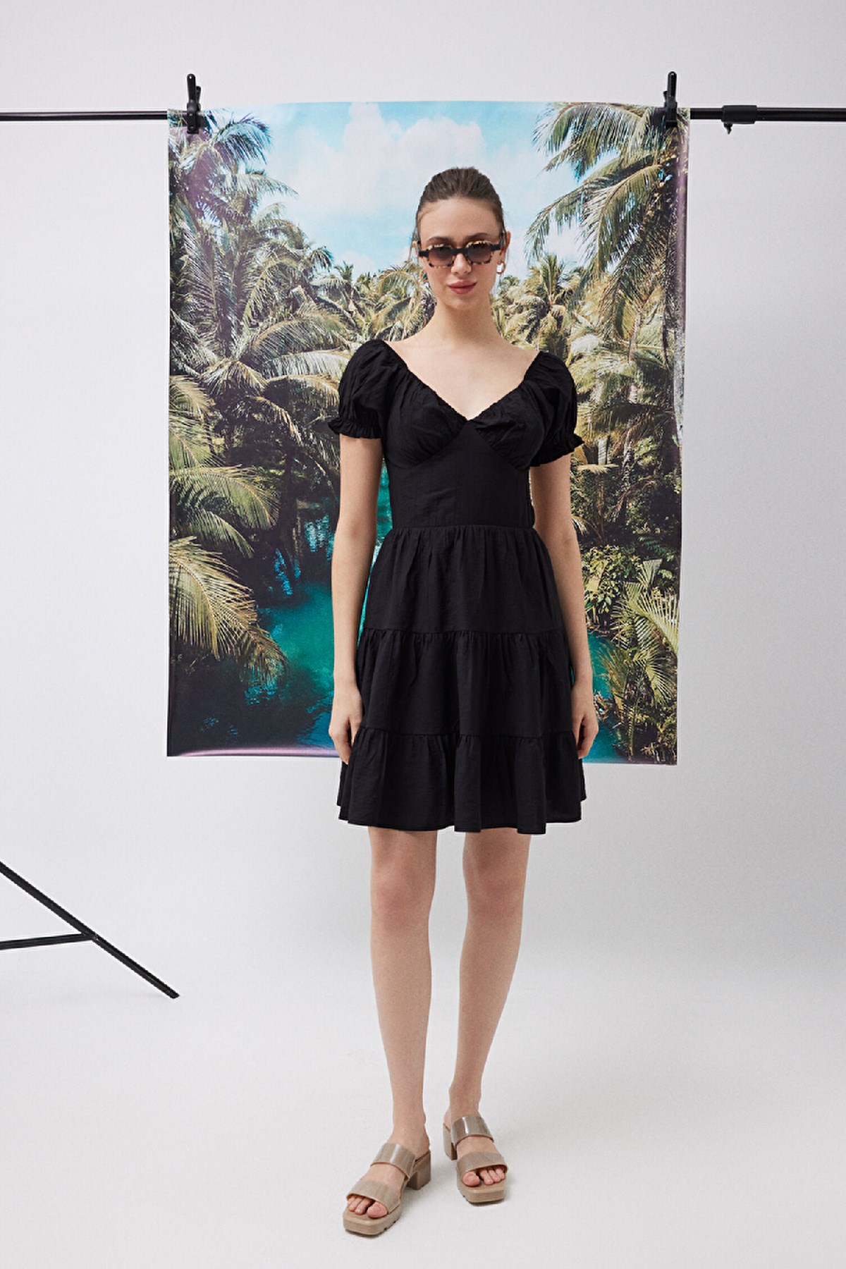 Loft Regular Fit Kadın Elbise LF2031925 Siyah