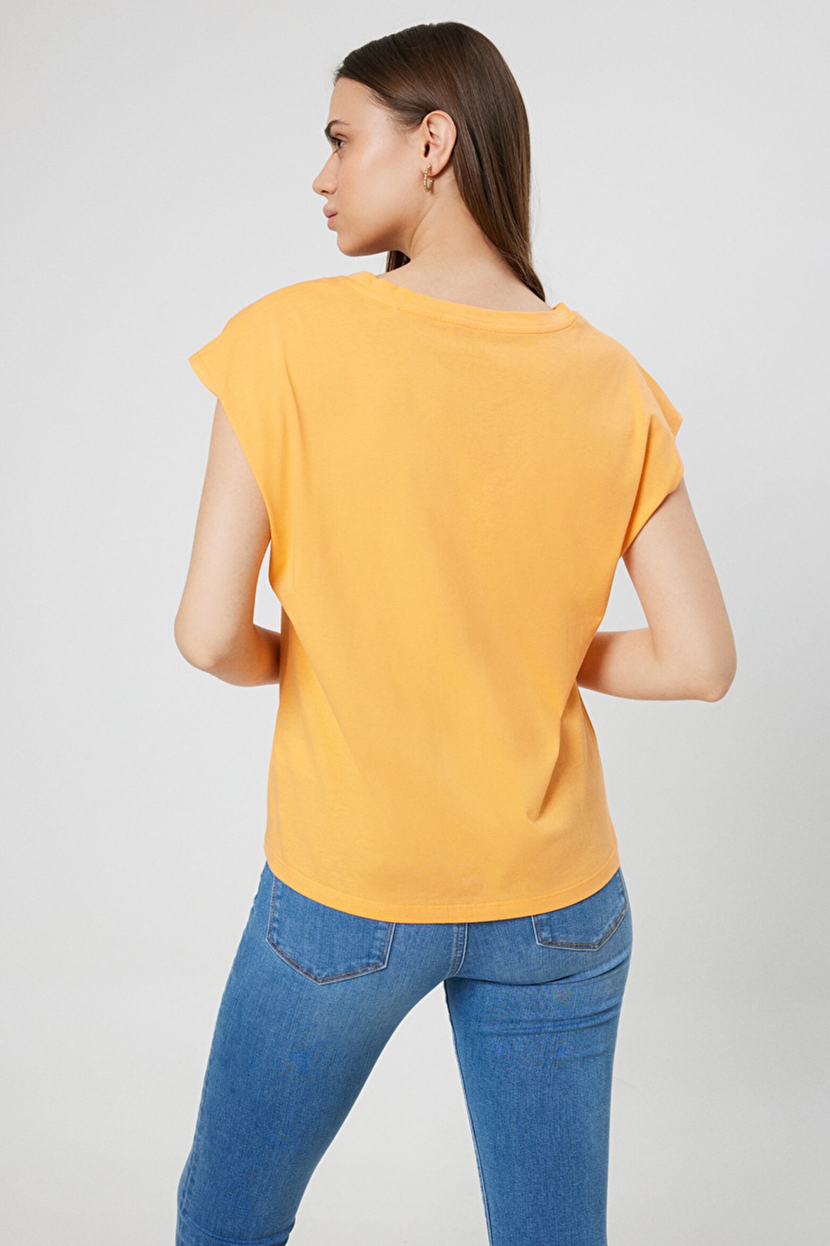 Loft Regular Fit Kadın Tişört LF2031979 Turuncu