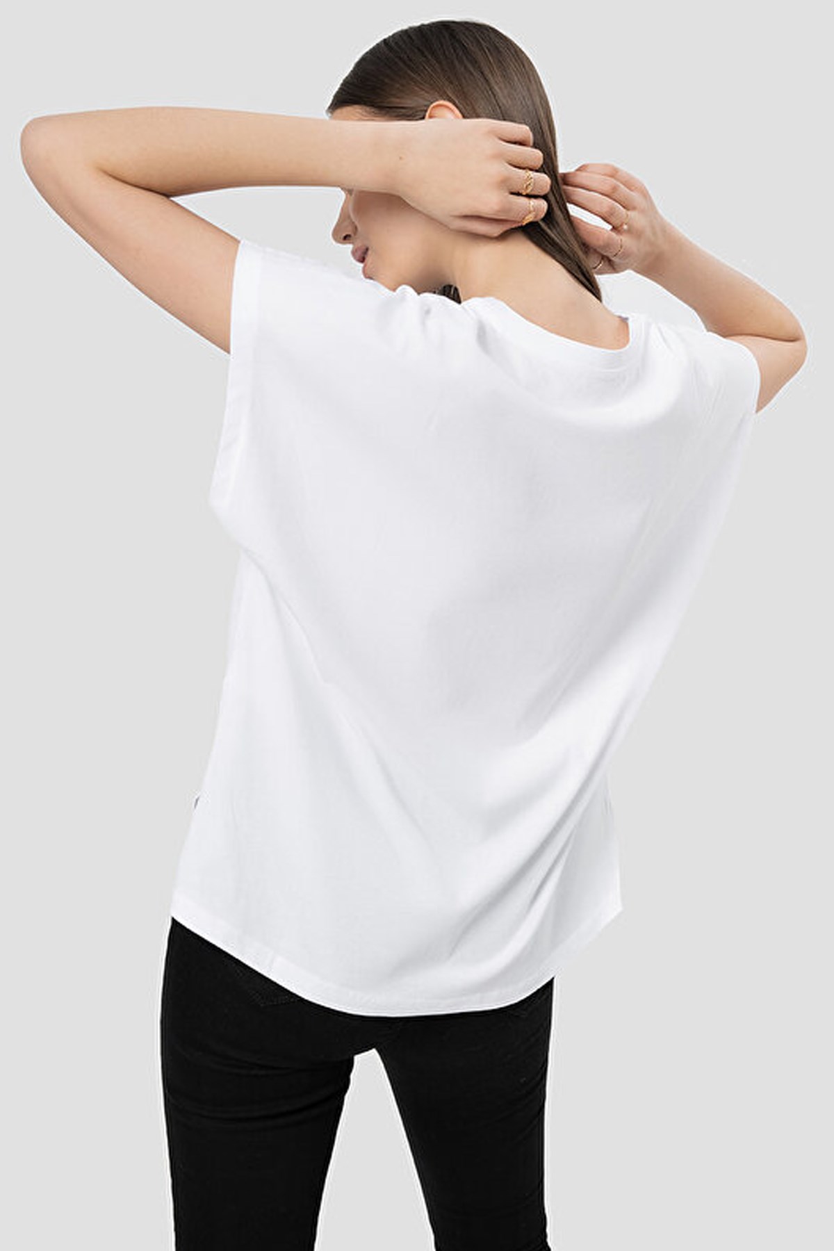 Loft Regular Fit Kadın Tişört LF2031983 Beyaz