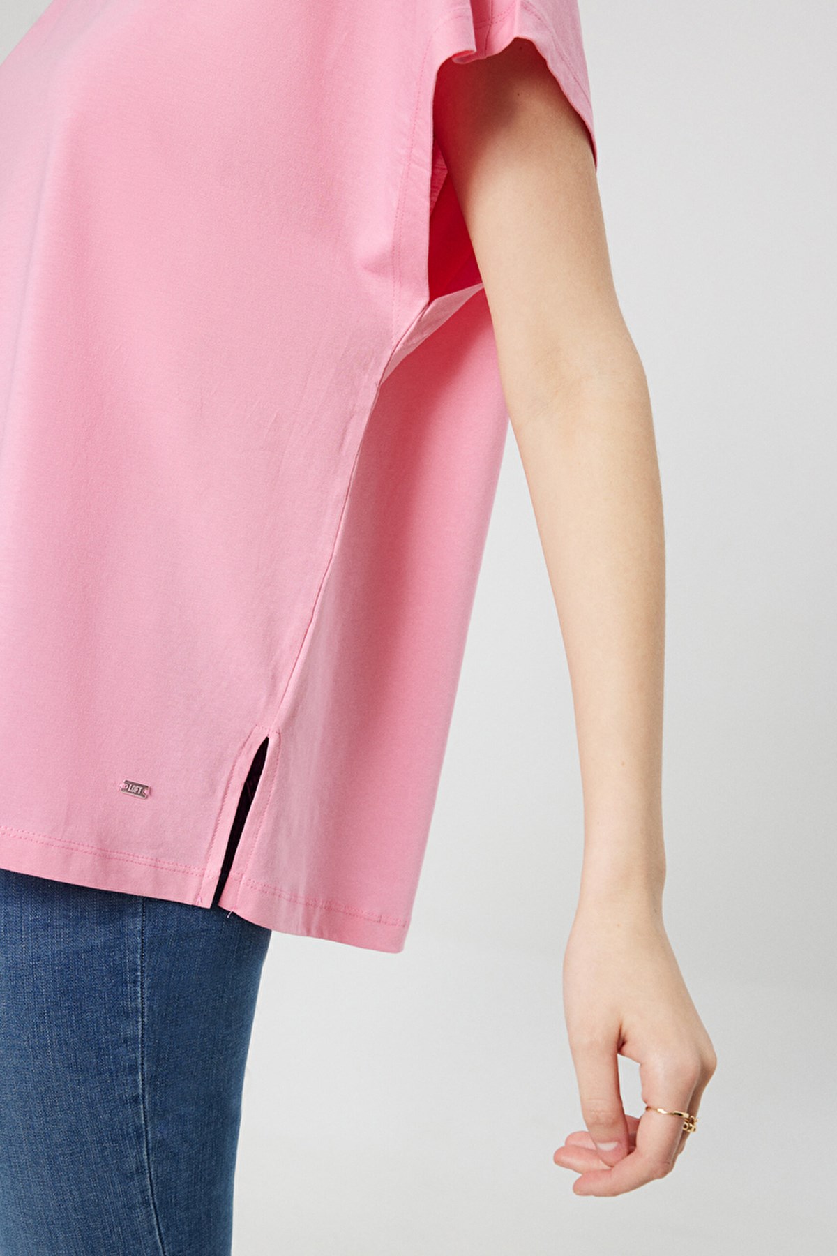 Loft Regular Fit Kadın Tişört LF2031983 Pembe