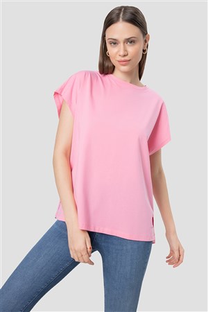 Loft Regular Fit Kadın Tişört LF2031983 Pembe