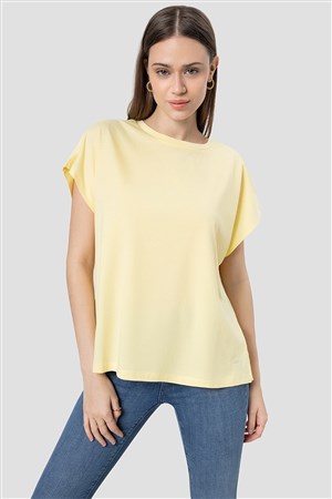 Loft Regular Fit Kadın Tişört LF2031983 Sarı