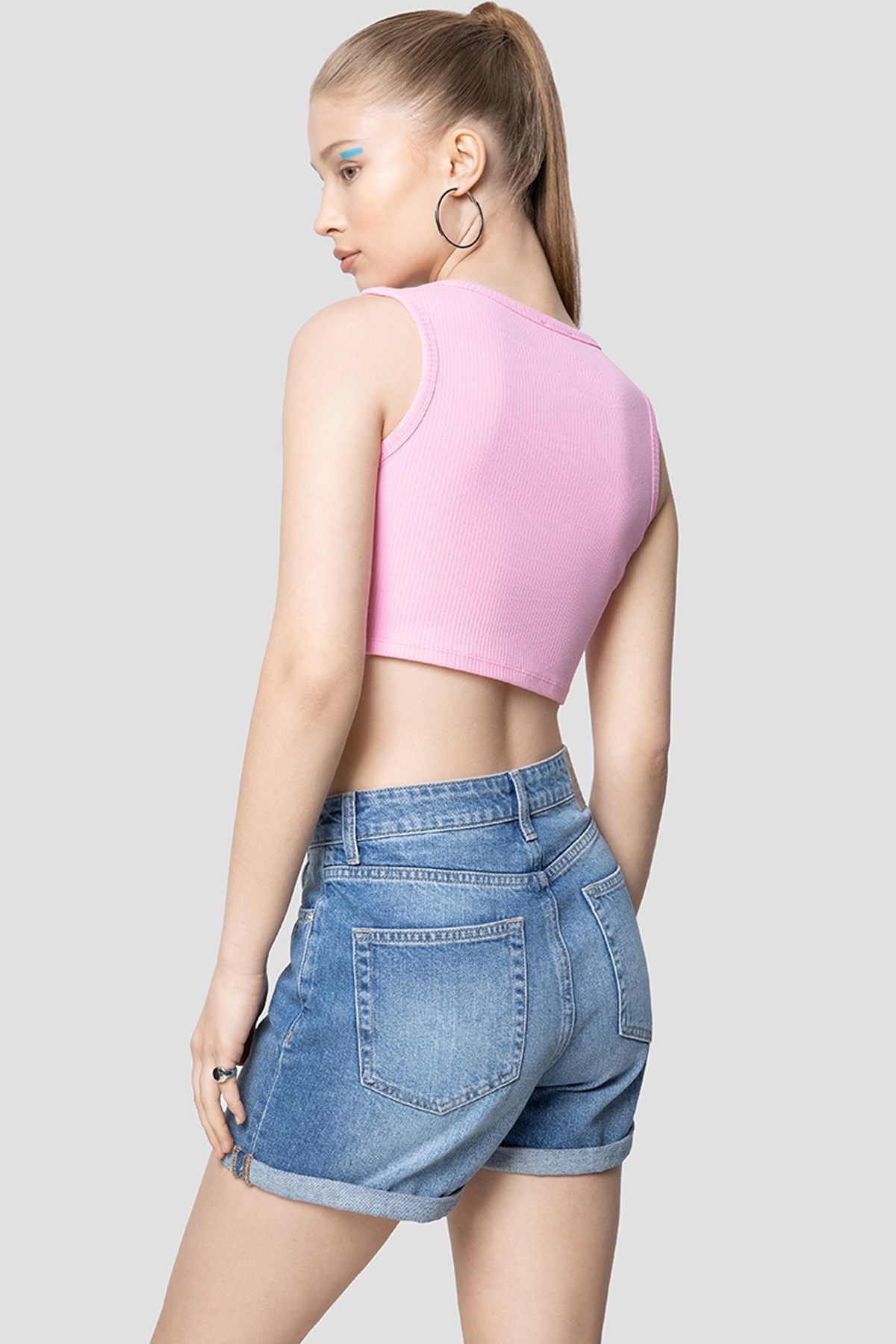 Loft Crop Kadın Atlet LF2031991 Pembe