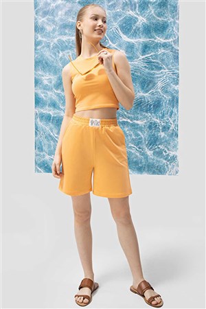 Loft Kadın Şort LF2031997 Turuncu