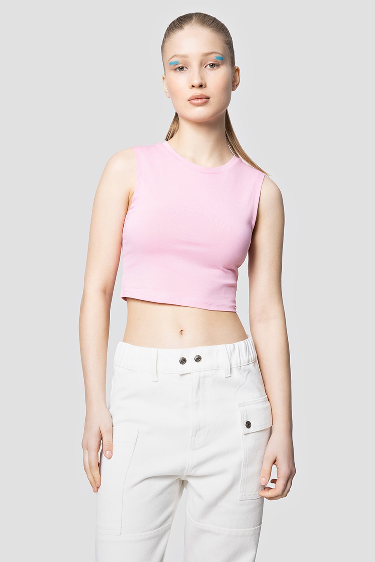 Loft Crop Kadın Atlet LF2032011 Pembe
