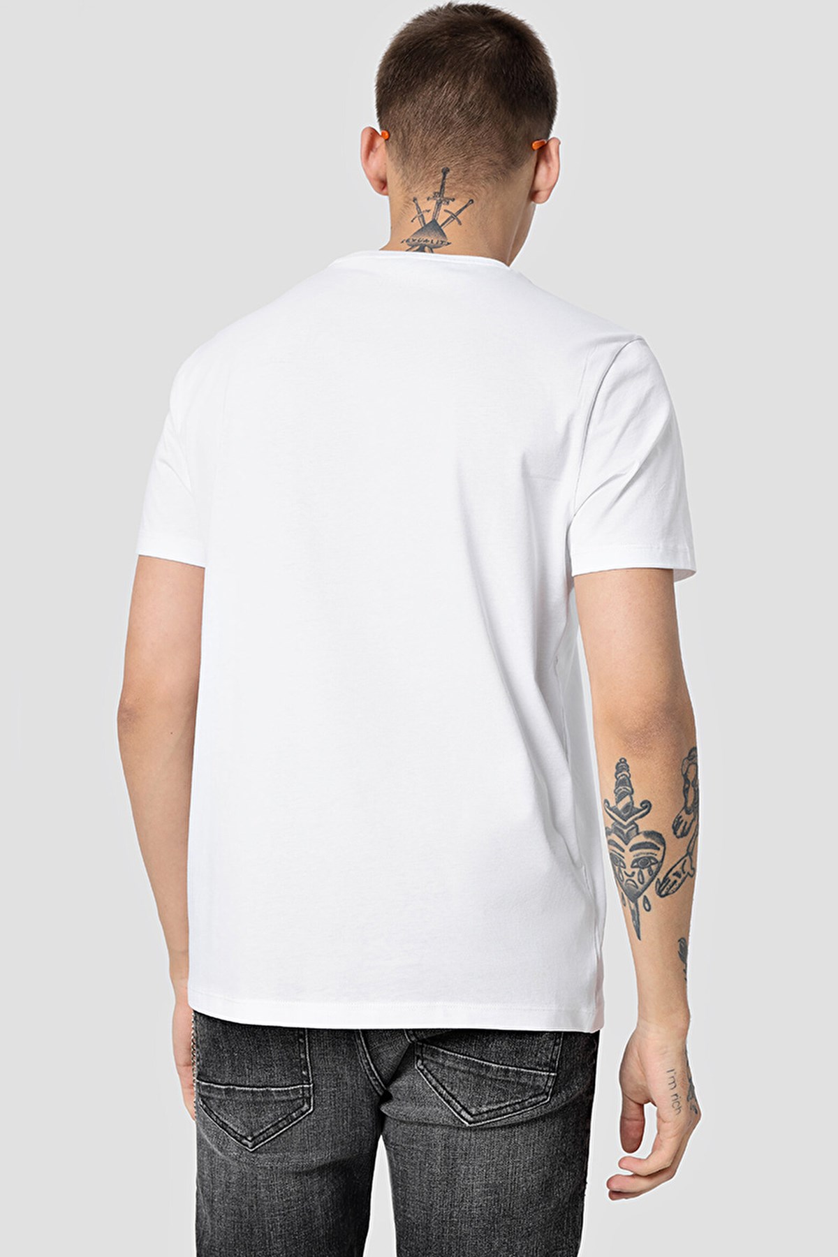 Loft Regular Fit Erkek Tişört LF2032050 Beyaz