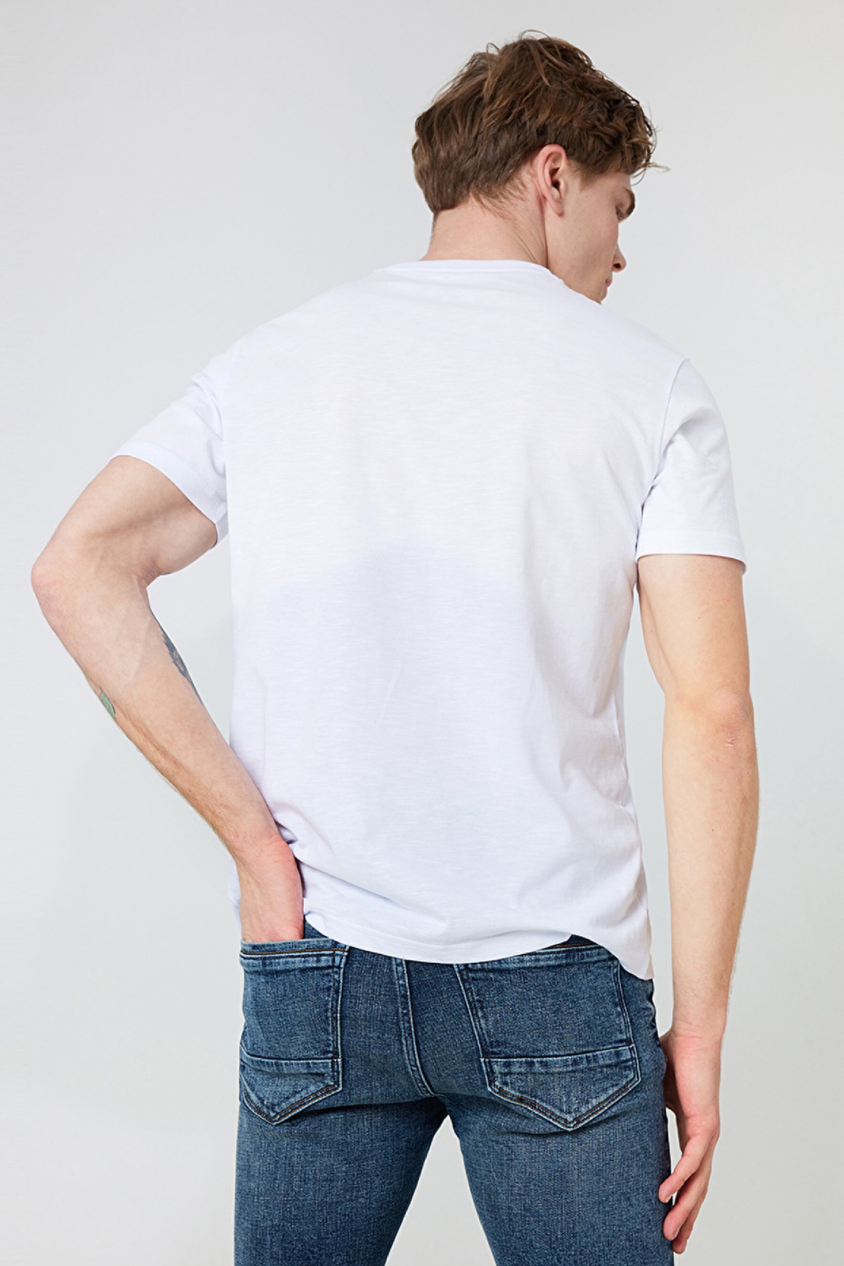 Loft Erkek Tişört LF2032086 Beyaz