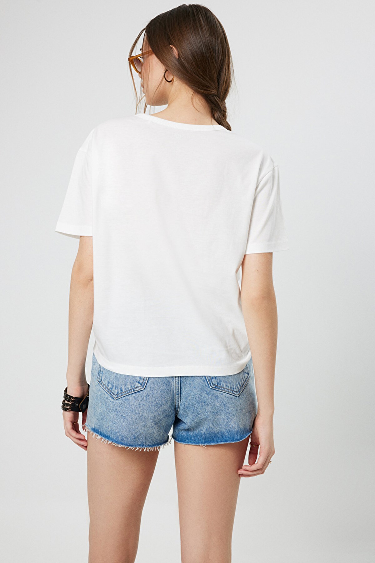 Loft Regular Fit Kadın Tişört LF2032140 Beyaz