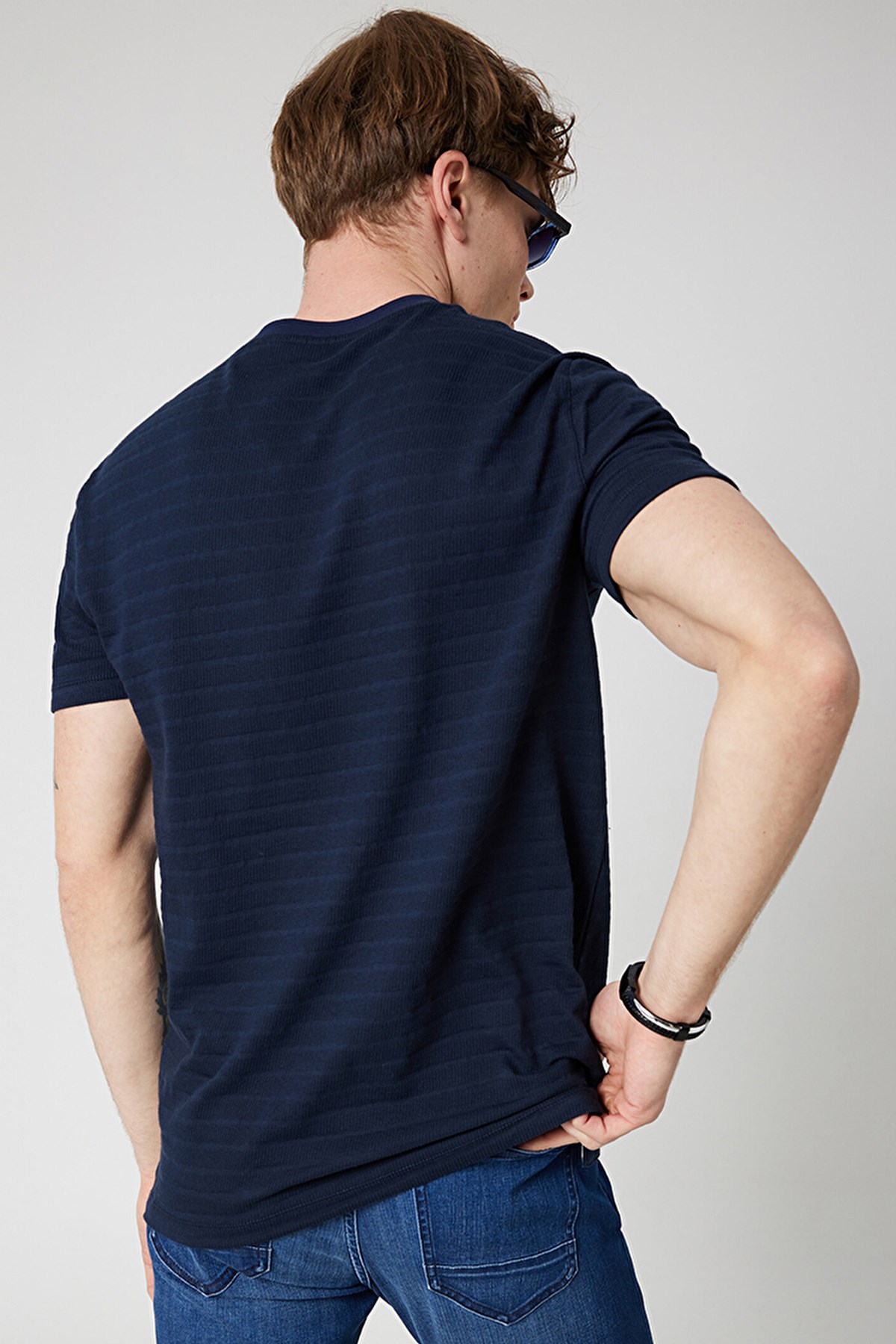 Loft Regular Fit Erkek Tişört LF2032148 Lacivert
