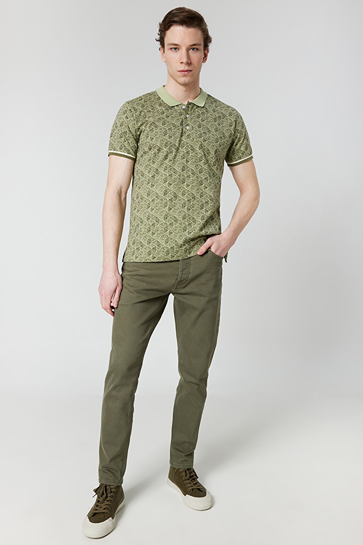 Loft Erkek Polo Yaka Tişört LF2032151 Haki