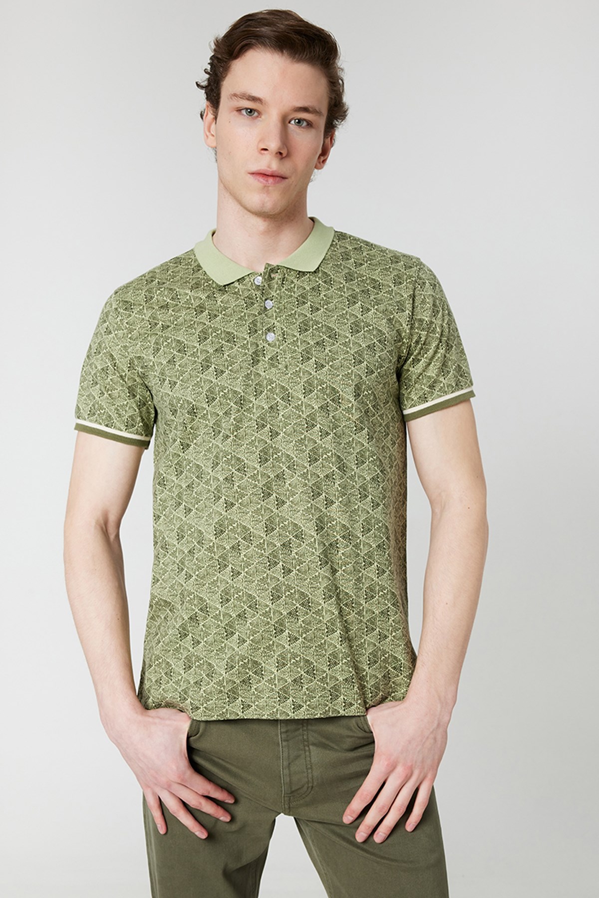 Loft Erkek Polo Yaka Tişört LF2032151 Haki