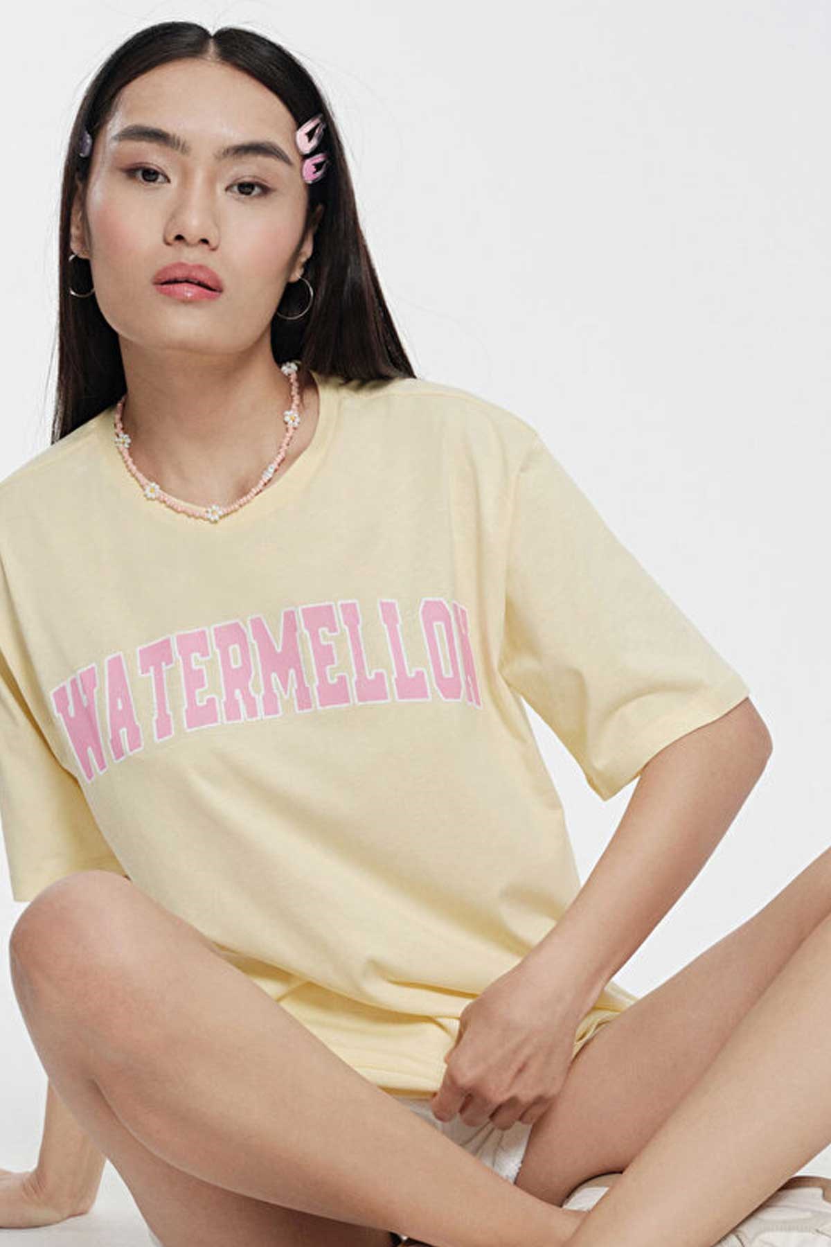 Loft Kadın Tişört LF2032164 Sarı