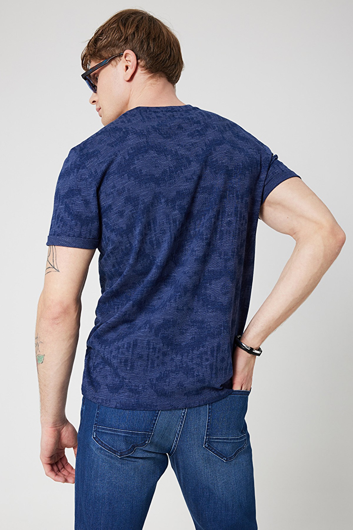 Loft Erkek Tişört LF2032225 Mavi