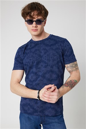 Loft Erkek Tişört LF2032225 Mavi