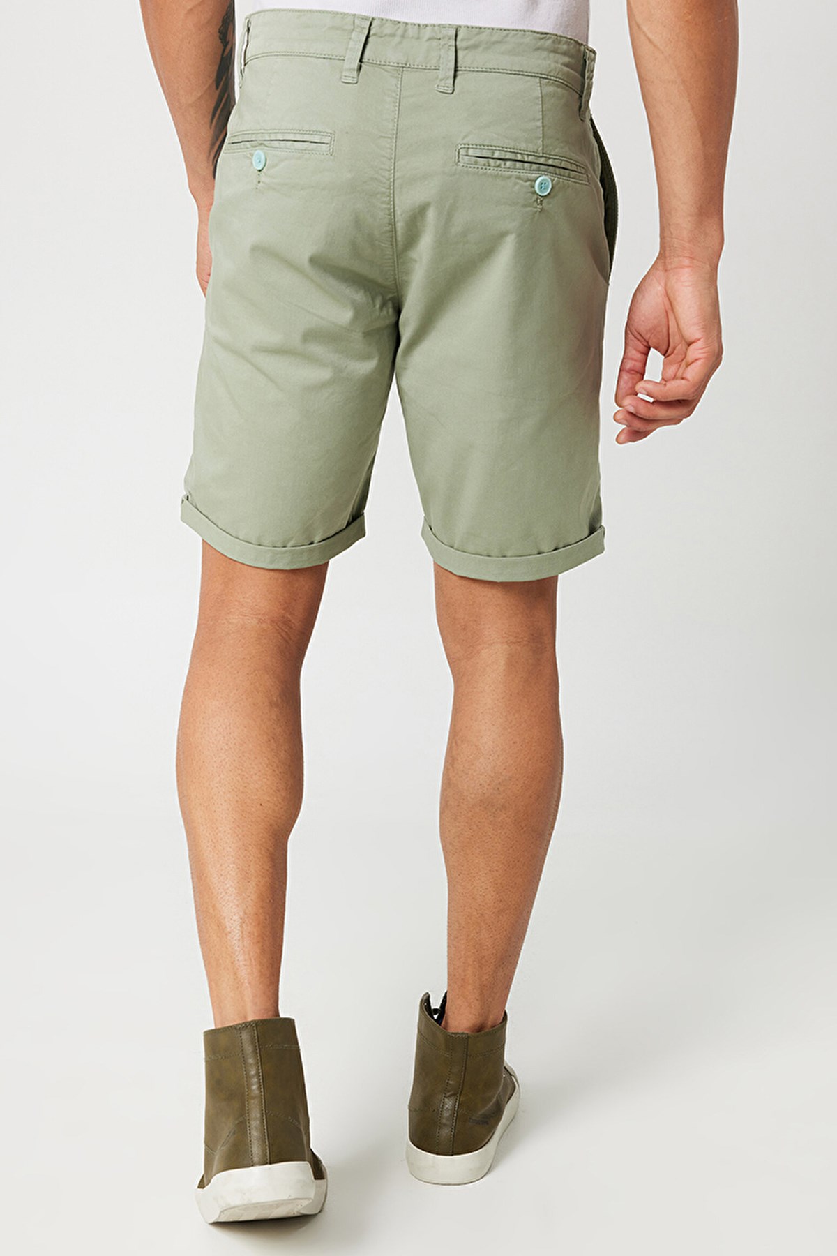 Loft Regular Fit Erkek Şort LF2032249 Yeşil