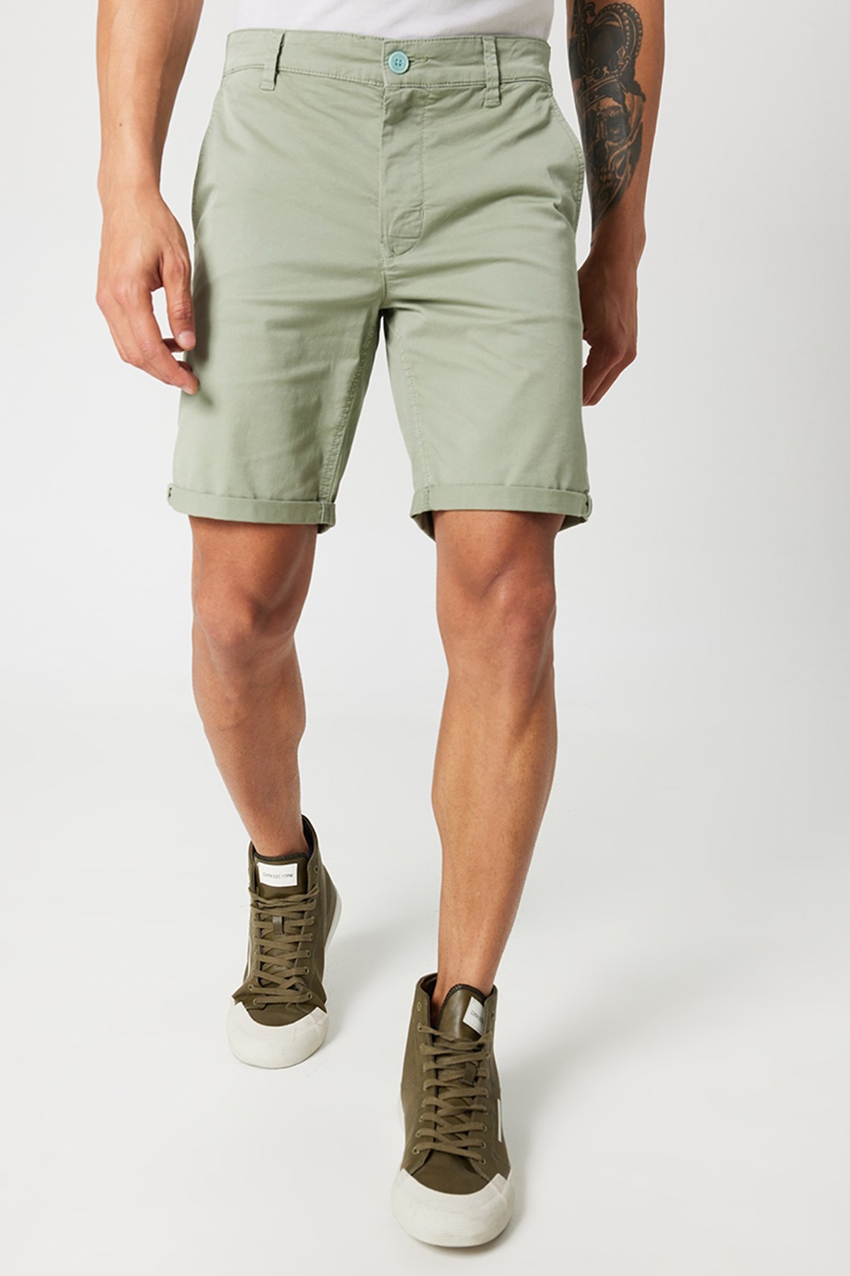 Loft Regular Fit Erkek Şort LF2032249 Yeşil