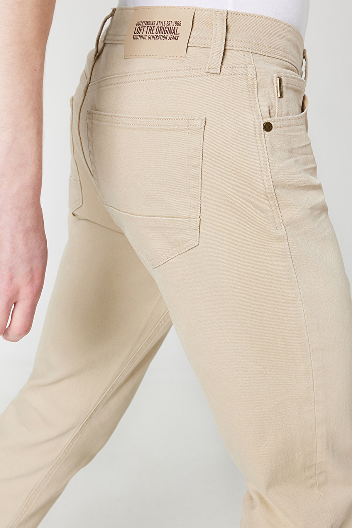 Loft Slim Fit Erkek Pantolon LF2032265 Bej