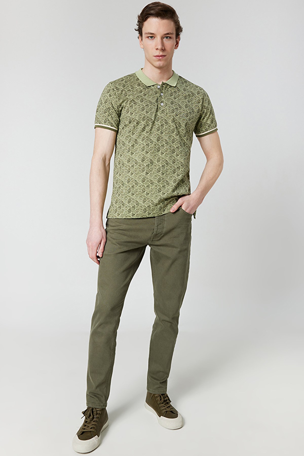 Loft Slim Fit Erkek Pantolon LF2032265 Haki