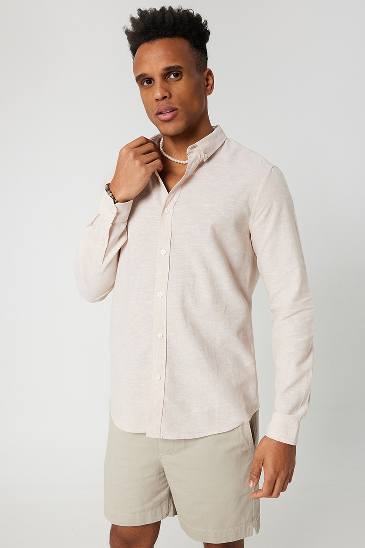 Loft Erkek Gömlek LF2032345 Bej