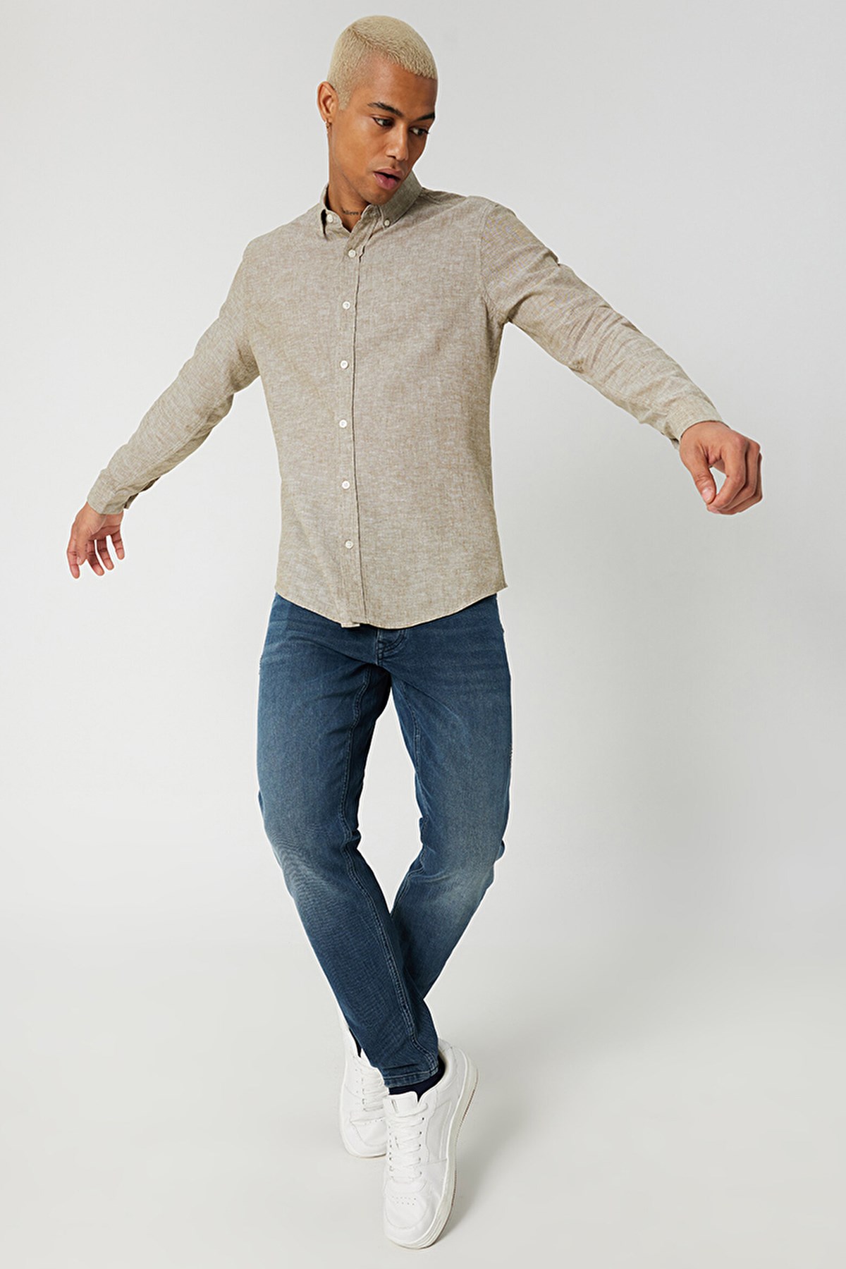 Loft Erkek Gömlek LF2032345 Haki