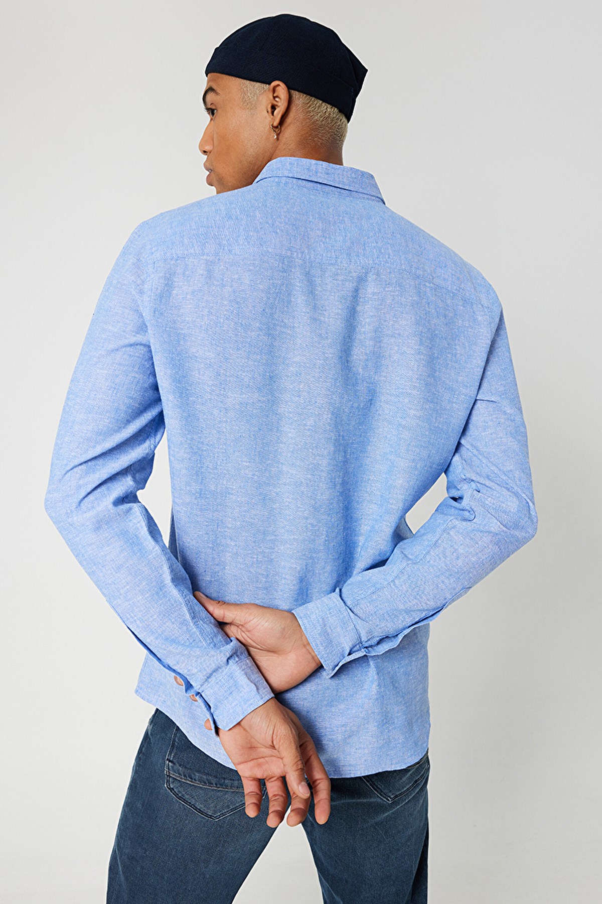 Loft Erkek Gömlek LF2032345 Mavi