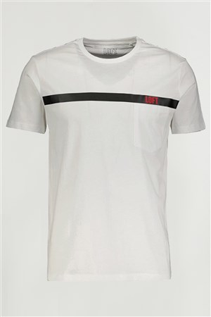 Loft Regular Fit Erkek Tişört LF2032356 Beyaz