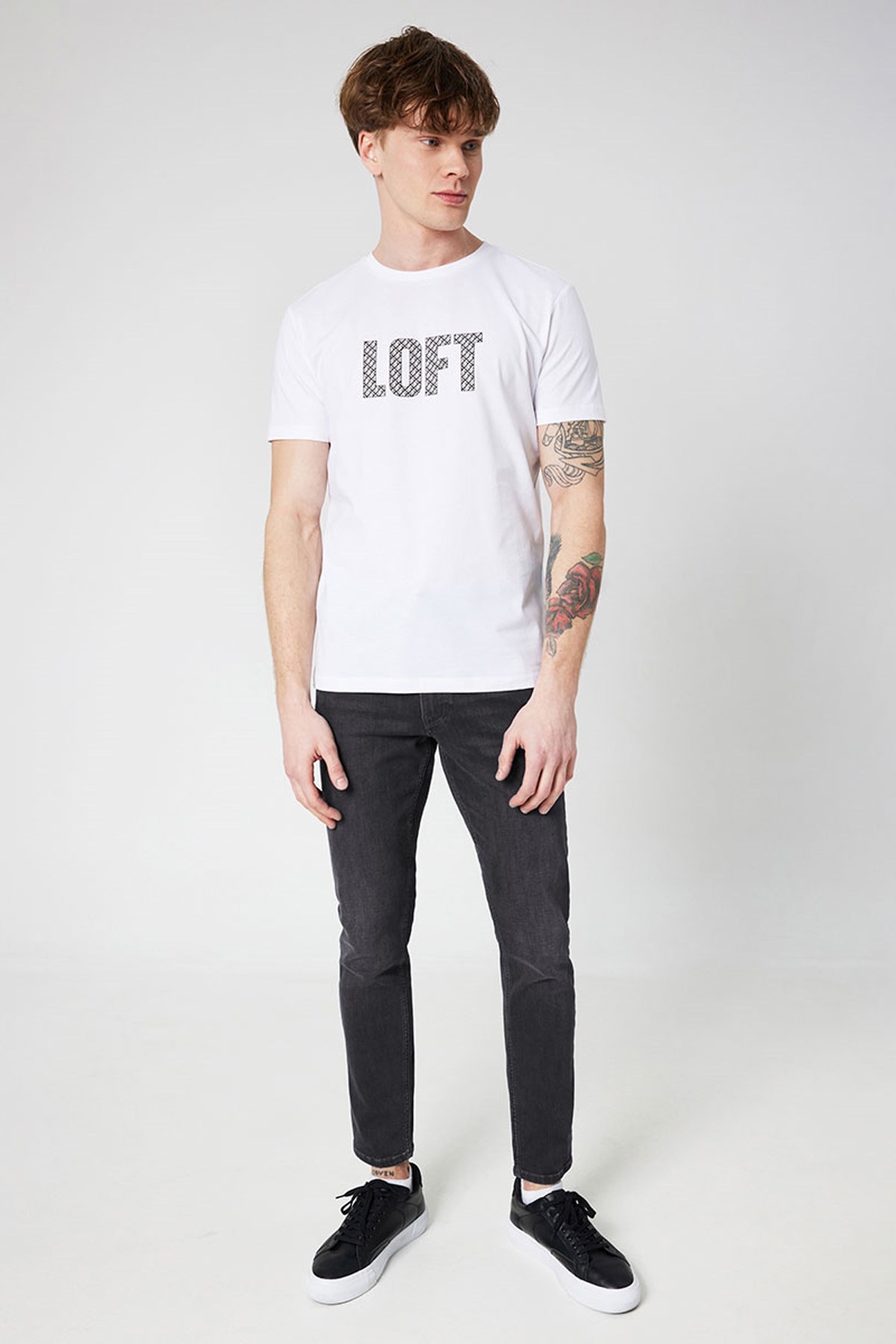 Loft Justin Skinny Fit Erkek Pantolon LF2032379 Gri