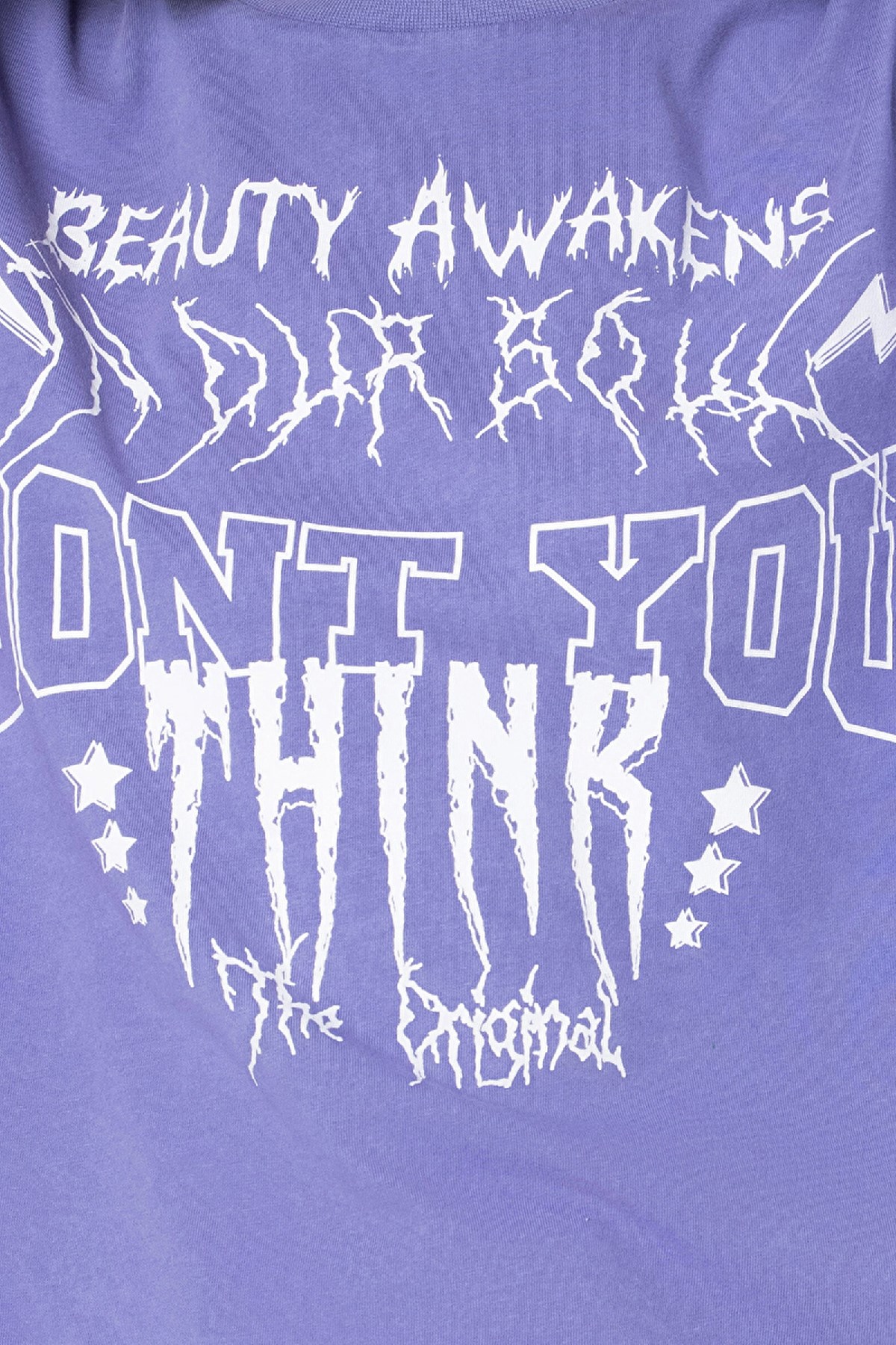 Loft Long Crop Kadın Tişört LF2032396 Mor